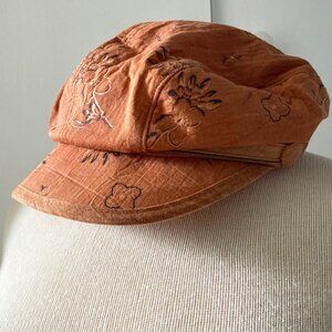 NWOT Newsboy Style Cap Hat, Natural Plant Dyes, from Jeju, Korea